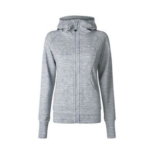 Lululemon Heathered Gray Hooded Define Jacket Full‎ Zip Athletic Womens